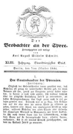 41. Stueck, 7. Oktober 1844