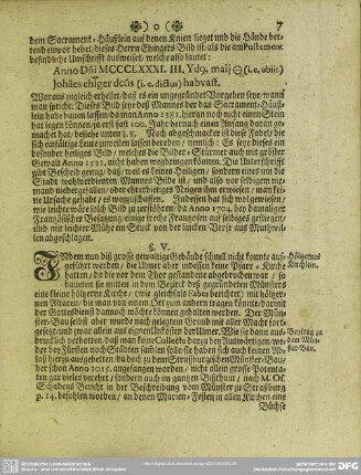 §. V. Höltzernes Kirchlein