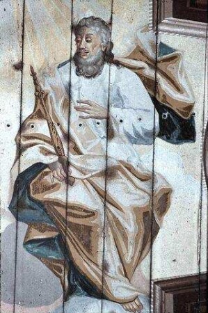 Heilige Dreifaltigkeit, Teufelssturz, Propheten und Heilige in Scheinarchitektur