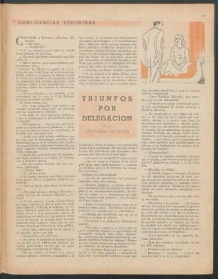 Confidencias femeninas : Triunfos por delegación