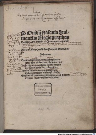 De arte amandi : mit Gedicht von Andreas Propst