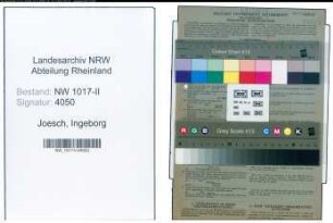 Entnazifizierung Ingeborg Joesch , geb. 29.03.1914 ()