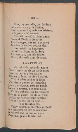 Las perlas.