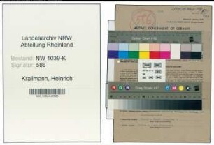 Entnazifizierung Heinrich Krallmann , geb. 28.04.1901 (Beamter)