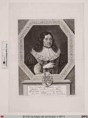 Bildnis Johann Christoph Haller (von Hallerstein)