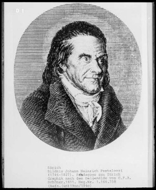 Zürich: Bildnis Johann Heinrich Pestalozzi
