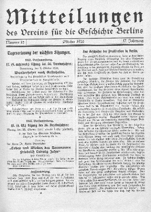 Tagesordnung der nächsten Sitzungen