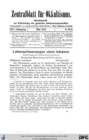 11. Heft (Mai 1932)