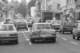 Autoverkehr in der Innenstadt