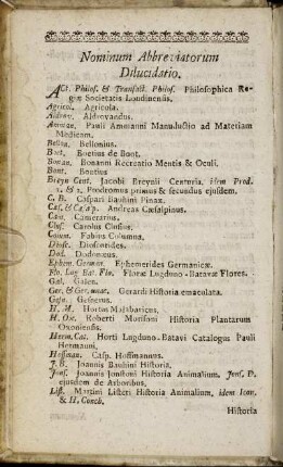 Nominum Abbreviatorum Dilucidatio.