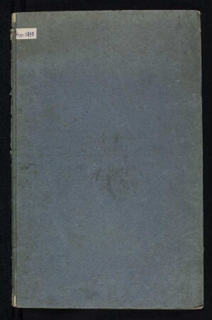 Zschaschler, Charles Godefroi Maximilien, Bas Officier des Ingenieurs: 58 militärische Zeichnungen und Profile, Angriff und Verteidigung betr. Dessinee., Buchdeckel : Buchdeckel, um 1794. Papier. 41,6 x 27 cm.