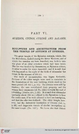 Part VI: Ephesus, Cnidos, Cyrenè and Salamis