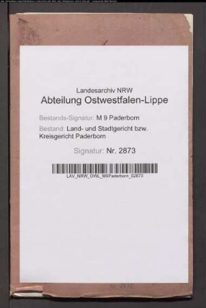 Erblasser: Wilmes, Ignaz: