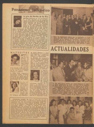 La gira de Martha de los Ríos