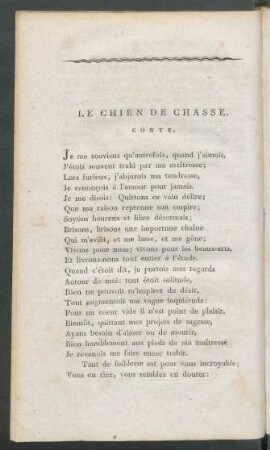 Le Chien De Chasse