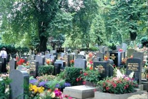 Teilansicht des Friedhofes