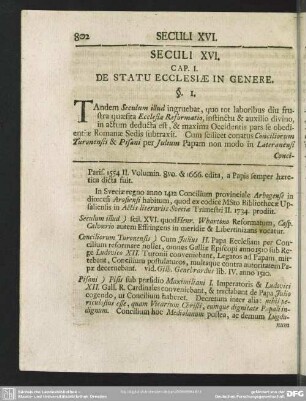 Seculi XVI