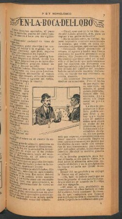 En la boca del lobo : PBT novelesco