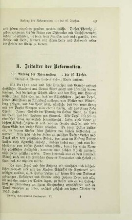 II. Zeitalter der Reformation