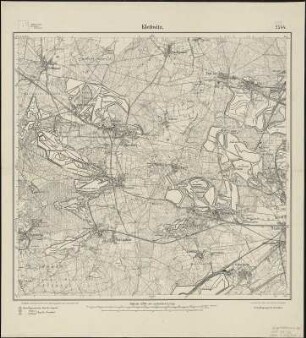 Meßtischblatt 2544 : Klettwitz, 1920 Klettwitz : Klettwitz. - Aufn. 1902, hrsg. 1904, bericht. 1920. - 1:25000. - [Berlin]: Reichsamt für Landesaufnahme, 1920. - 1 Kt.