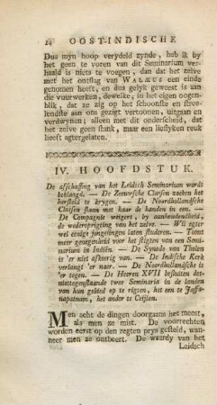 IV. hoofdstuk. De afschaffing van het Leidsch seminarium wordt beklaagd. - ...