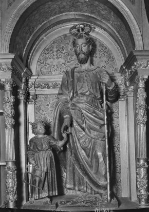 Nebenaltar, Detail: Heiliger Joseph