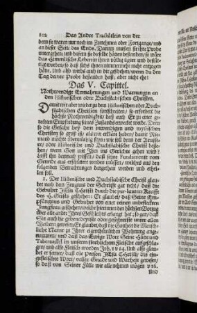 102-118, Das V. Capittel