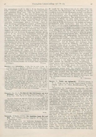 41-42 [Rezension] Schmidt, Wilhelm, Der deutschen Seele Not und Heil