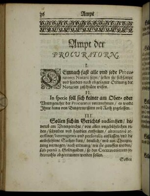 Ampt der Procuratorn