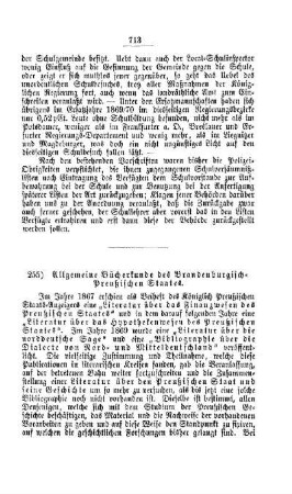 Allgemeine Bücherkunde des Brandenburgisch-Preußischen Staates : [Elementarschulwesen]