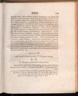 Sectio III. Modi tuendi firmandique jura & obligationes mutuas.