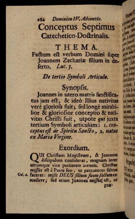 284-297, Conceptus Septimus Catechetico-Doctrinalis. - Quaestiones Catechisticae.