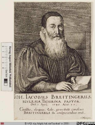 Bildnis Johann Jacob Breitinger (I)