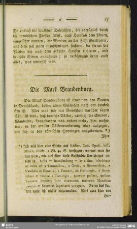 Die Mark Brandenburg