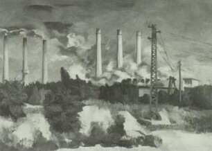 Landschaft 'Schwarze Pumpe'