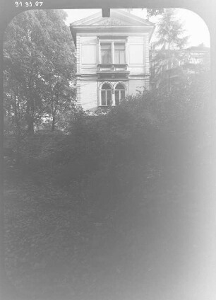 Dresden-Neustadt, Bautzner Straße 96. Marcolinische Meierei. Villa (1790). Ansicht während der Sanierung