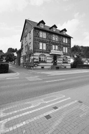 Ehem. Gasthof zum Deutschen Kaiser (Gasthof); Schlitz, Bahnhofstraße 48