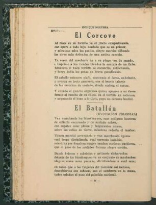 El Batallón : (Evocación colonial)