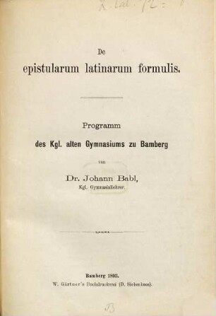 De epistularum latinarum formulis