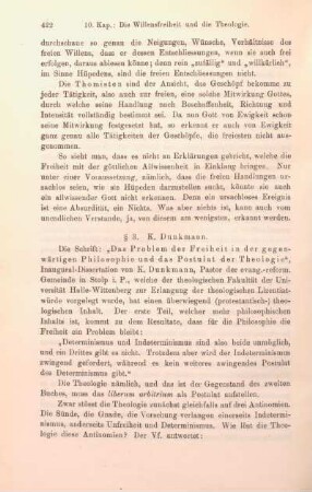 § 3. K. Dunkmann.