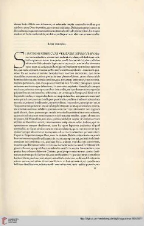 Liber secundus