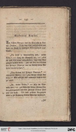 Siebentes Kapitel