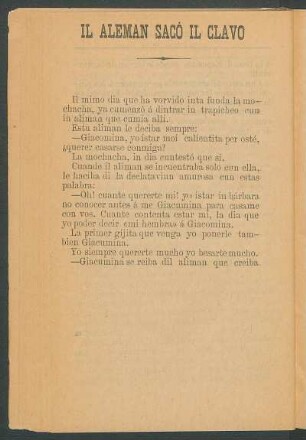 Il aleman sacó il clavo