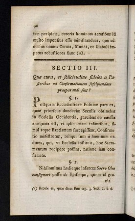 92-109, Sectio III. - Sectio IV.