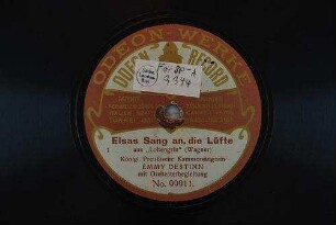 Elsas Sang an die Lüfte : aus "Lohengrin" / (Wagner)