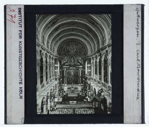 Antwerpen, Jesuitenkirche, St. Karl Borromäus-Kirche (51.22111, 4.40472) : Innenraum