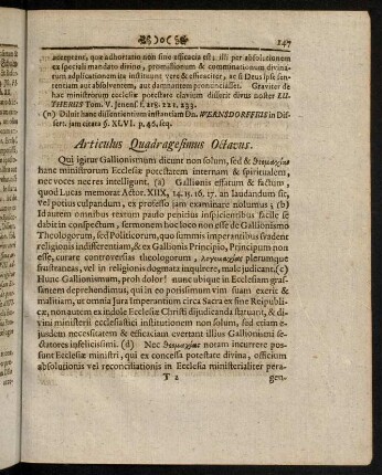 147-160, Articulus Quadragesimus Octavus. - Articulus Quinquagesimus.