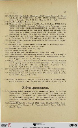 Privatpersonen (Nr. 2283-2349)