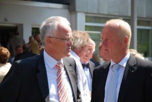 Landrat Rolf Menzel mit Ministerpräsident Jürgen Rüttgers
