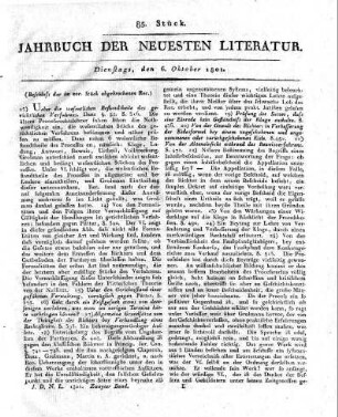 1801-10-06 : 85. Stück